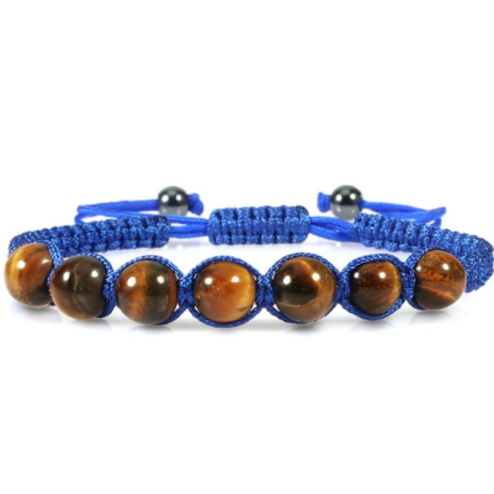 Tiger Eye Bracelet,Shamballa Bracelet,Drawstring Bracelet,Tiger Eye Gemstone 8mm